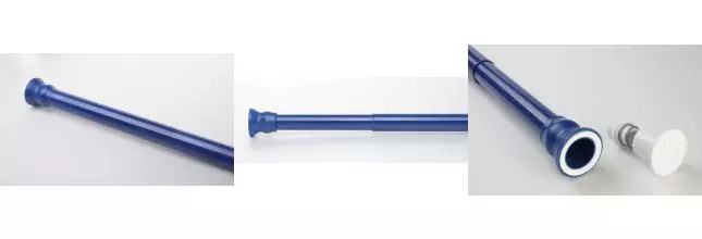 Карниз для ванной «Ridder» 55333 на стену 110-245 см. синий