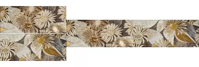Настенное панно «Gracia Ceramica» Foresta 01 Matt. (комплект из 2 шт.) 60x50 СК000014994 brown