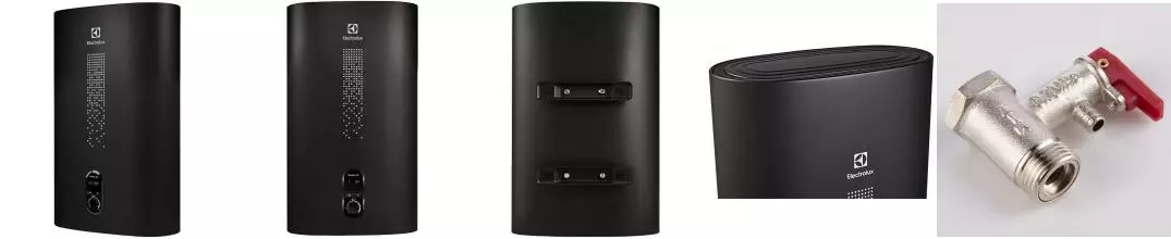 Электрический накопительный водонагреватель «Electrolux» EWH 30 Gladius 2.0 Grafit чёрный