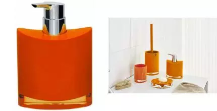 Дозатор для мыла «Ridder» Gaudy 2231514 на стол оранжевый