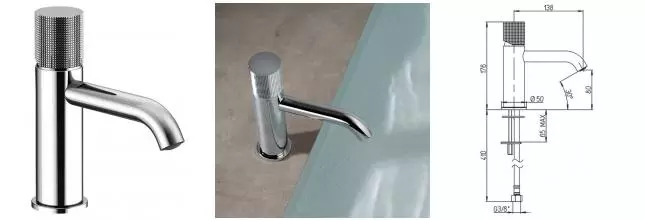 Смеситель для раковины «Paini» Cox Grip 7GCR205O хром Смеситель для раковины «Paini» Cox Grip 7GCR205O хром