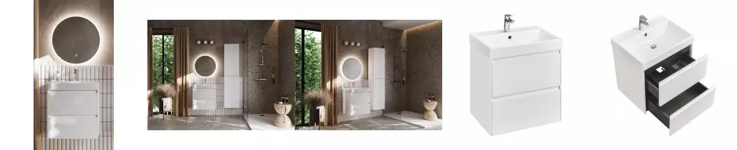 Мебель для ванной подвесная «Roca» Ona 60 белый матовый