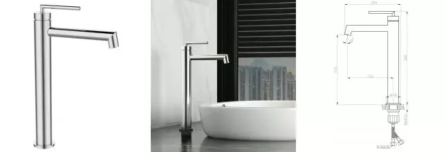 Смеситель для раковины «Belbagno» ACQUA-LMC-CRM хром Смеситель для раковины «Belbagno» ACQUA-LMC-CRM хром