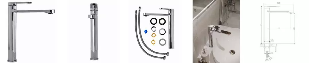 Смеситель для раковины «Orange» Vesper M10-121cr хром