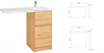 Фасады Лондри 40 Дуб сантана 1A274901LH0C0 · Лондри, Aquaton, 1A274901LH0C0