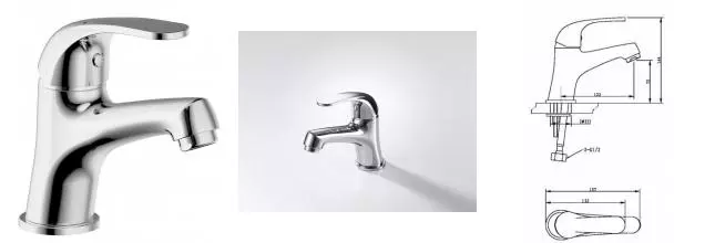 Смеситель для раковины «Bravat» Fit F1135188CPRUS хром Смеситель для раковины «Bravat» Fit F1135188CPRUS хром