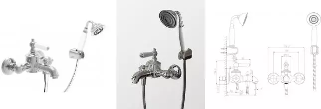 Смеситель для ванны «Bravat» Art F675109CB хром Смеситель для ванны «Bravat» Art F675109CB хром