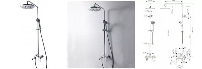 Душевая система «Bravat» Opal C F6125183CPA1RUS хром Душевая система «Bravat» Opal C F6125183CPA1RUS хром