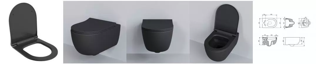 Сиденье для унитаза «Ambassador» Abner дюропласт с микролифтом