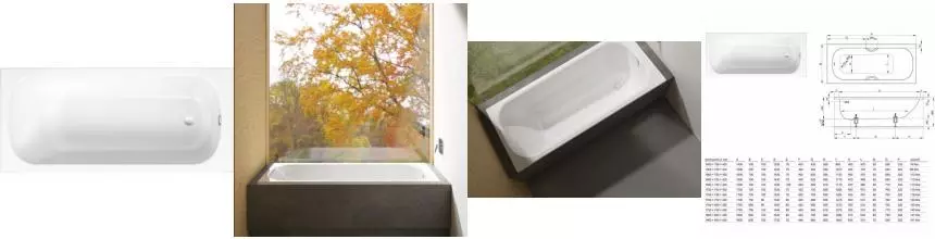 Ванна стальная «Bette» Form 170/70 2945-000 без опор без сифона белая