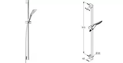 Душевой гарнитур «Kludi» Fizz 6764005-00 хром Душевой гарнитур «Kludi» Fizz 6764005-00 хром
