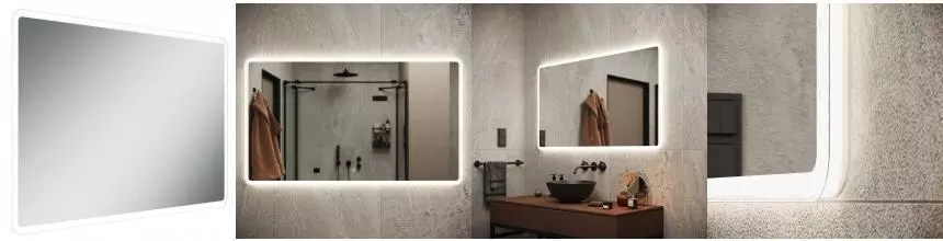 Зеркало «Sancos» Arcadia 120/70 с подсветкой Зеркало «Sancos» Arcadia 120/70 с подсветкой