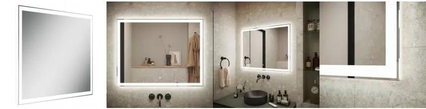 Зеркало «Sancos» City 90/70 с подсветкой Зеркало «Sancos» City 90/70 с подсветкой