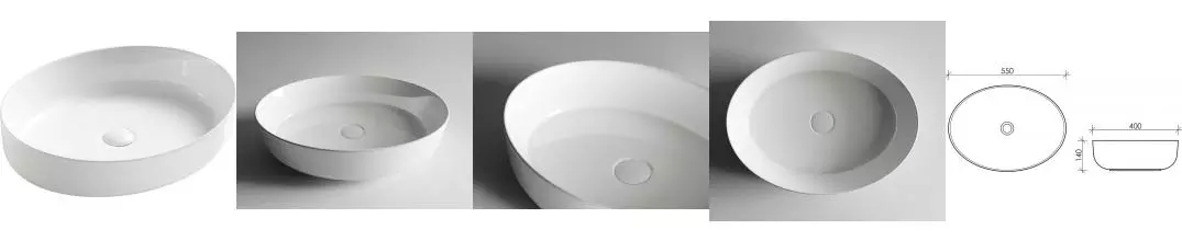 Раковина «Ceramica Nova» Element 55/40 CN5002 фарфоровая белая Раковина «Ceramica Nova» Element 55/40 CN5002 фарфоровая белая