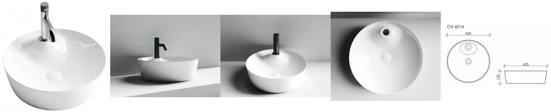 Раковина «Ceramica Nova» Element 43/43 CN6014 фарфоровая белая Раковина «Ceramica Nova» Element 43/43 CN6014 фарфоровая белая