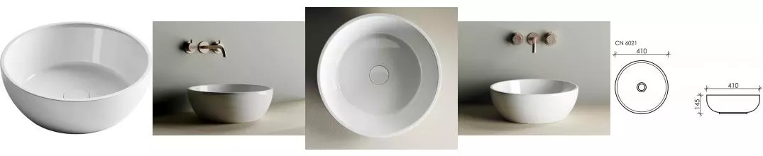 Раковина «Ceramica Nova» Element 41/41 CN6021 фарфоровая белая Раковина «Ceramica Nova» Element 41/41 CN6021 фарфоровая белая