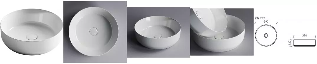 Раковина «Ceramica Nova» Element 39/39 CN6022 фарфоровая белая Раковина «Ceramica Nova» Element 39/39 CN6022 фарфоровая белая