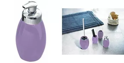 Дозатор для мыла «Ridder» Shiny 22230513 на стол фиолетовый