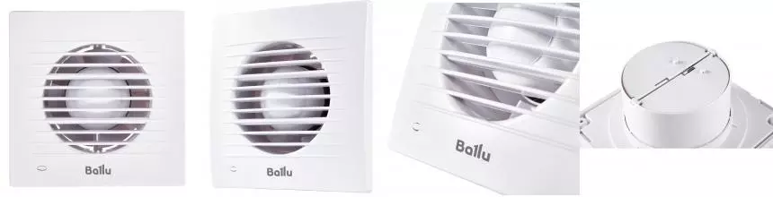 Вытяжной вентилятор «Ballu» BAF -FW 100 белый Вытяжной вентилятор «Ballu» BAF -FW 100 белый