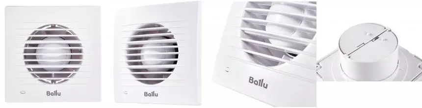 Вытяжной вентилятор «Ballu» BAF -FW 120 белый Вытяжной вентилятор «Ballu» BAF -FW 120 белый