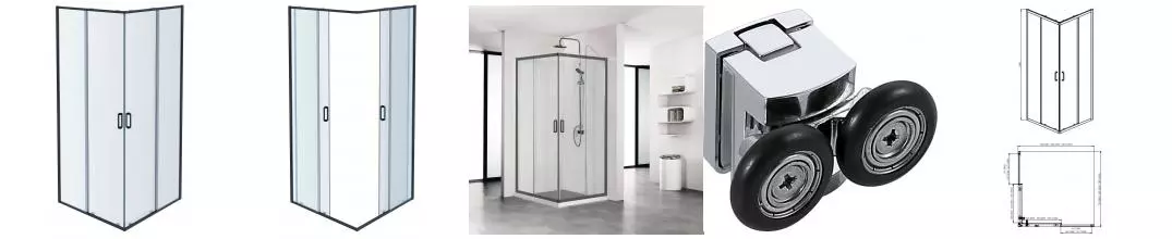 Душевой угол-ограждение «Акватек» AQ ARI KV10020BL 100/100 прозрачный/чёрный квадратный без поддона универсальный Душевой угол-ограждение «Акватек» AQ ARI KV10020BL 100/100 прозрачный/чёрный квадратный без поддона универсальный