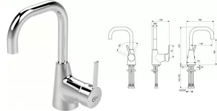 Смеситель для раковины «Ideal Standard» Idealstyle B0899AA хром Смеситель для раковины «Ideal Standard» Idealstyle B0899AA хром