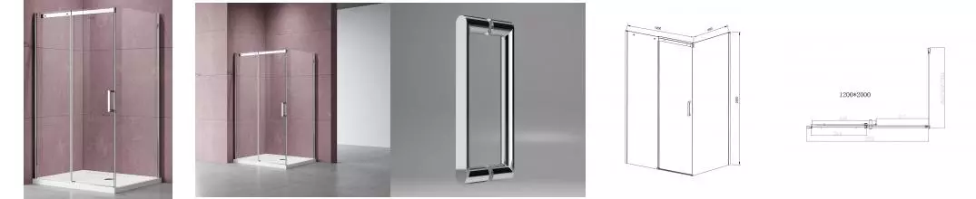 Душевой угол-ограждение «Vincea» Dice VSR-4D8012CL 120/80 прозрачный/хром прямоугольный без поддона универсальный Душевой угол-ограждение «Vincea» Dice VSR-4D8012CL 120/80 прозрачный/хром прямоугольный без поддона универсальный