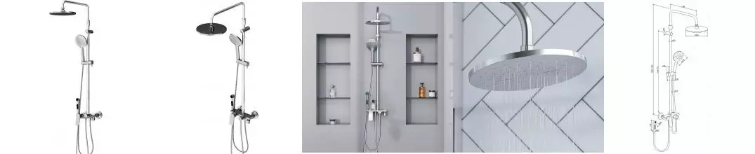 Душевая система «Damixa» Jupiter 977770000 хром