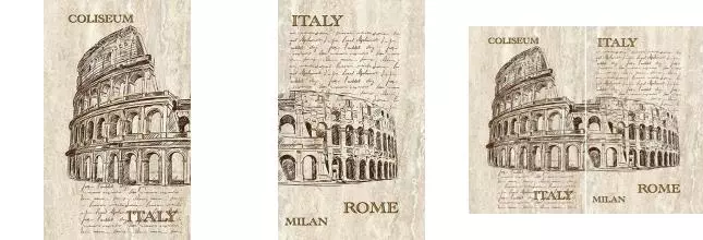 Настенное панно «Ceramica Classic» Efes Сoliseum Matt. (комплект из 2 шт.) 40x50 х9999090756 бежевый