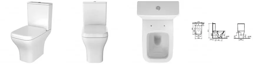 Унитаз компакт безободковый «Vitra» Polar Open-Back 9843B003-7201 белый с сиденьем дюропласт с микролифтом белое Унитаз компакт безободковый «Vitra» Polar Open-Back 9843B003-7201 белый с сиденьем дюропласт с микролифтом белое