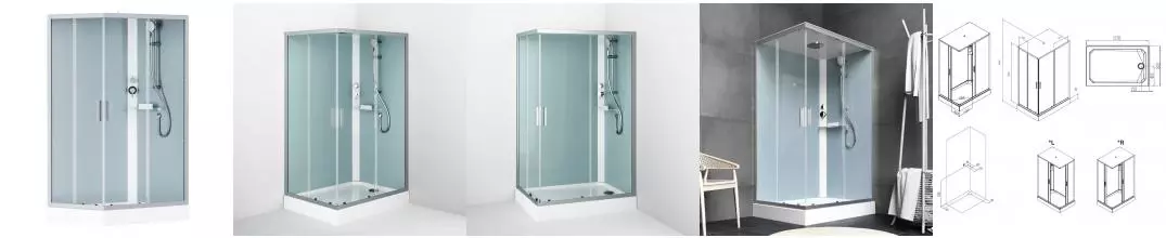 Душевая кабина «Am.Pm» Gem W90C-404-12080MT 120/80 низкий поддон прозрачная/белая универсальная Душевая кабина «Am.Pm» Gem W90C-404-12080MT 120/80 низкий поддон прозрачная/белая универсальная