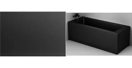 Торцевой экран под ванну «Am.Pm» Gem S 170/70 чёрный