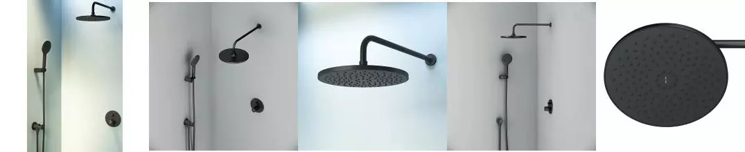 Душевая система «Am.Pm» X-Joy TouchReel FP85A1RH22 чёрная матовая Душевая система «Am.Pm» X-Joy TouchReel FP85A1RH22 чёрная матовая