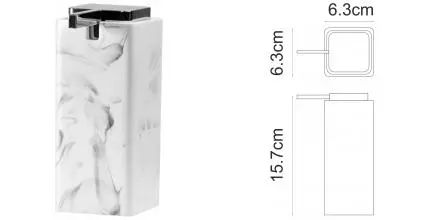 Дозатор для мыла «WasserKRAFT» Ems K-16991 на стол белый
