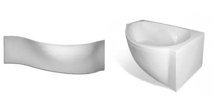 Экран под ванну «Эстет» Грация 170 белый правый