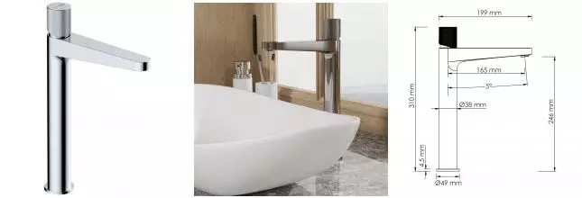 Смеситель для раковины «WasserKRAFT» Mosel 4603H хром Смеситель для раковины «WasserKRAFT» Mosel 4603H хром