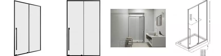 Душевая дверь «Allen Brau» Fantasy 2.0 3.11006.31 120 прозрачная/чёрная матовая универсальная Душевая дверь «Allen Brau» Fantasy 2.0 3.11006.31 120 прозрачная/чёрная матовая универсальная