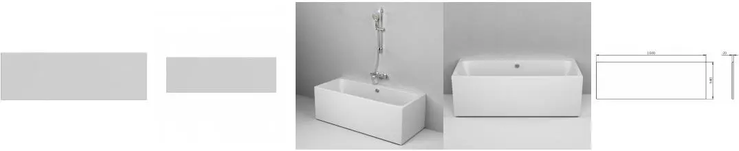 Экран под ванну «Am.Pm» Func 160 белый