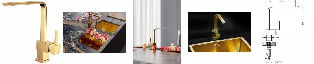 Смеситель для кухонной мойки «Alveus» Laguna Monarch 1134829 bronze Смеситель для кухонной мойки «Alveus» Laguna Monarch 1134829 bronze
