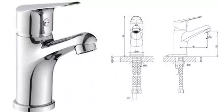 Смеситель для раковины «Lemark» Partner LM6506C хром