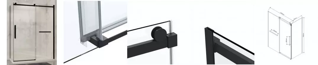 Душевой угол-ограждение «Vincea» Como Soft VSR-1CS8015CLB 150/80 прозрачный/чёрный прямоугольный без поддона универсальный Душевой угол-ограждение «Vincea» Como Soft VSR-1CS8015CLB 150/80 прозрачный/чёрный прямоугольный без поддона универсальный