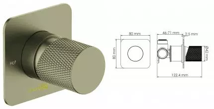 Смеситель для душа «WasserKRAFT» Fulda 5251 чёрный матовый Смеситель для душа «WasserKRAFT» Fulda 5251 чёрный матовый