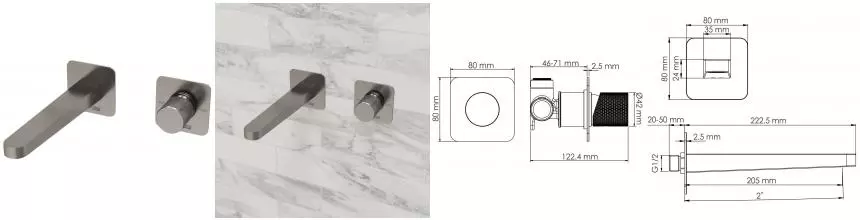 Смеситель для раковины «WasserKRAFT» Tauber A6451.298 никель Смеситель для раковины «WasserKRAFT» Tauber A6451.298 никель