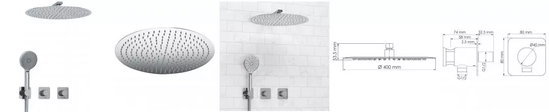 Душевая система «WasserKRAFT» Mosel A4651.293.090.117.271.087.127 хром