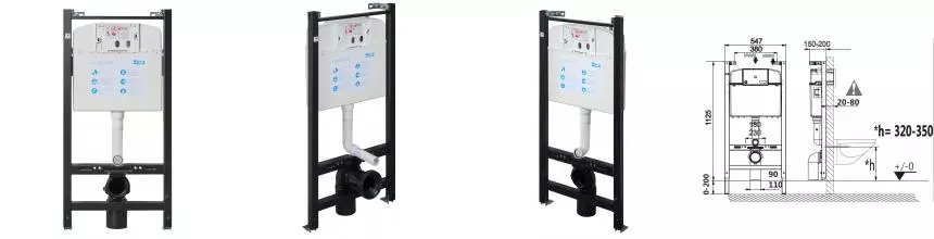 Инсталляция для унитаза «Roca» Active B 789011101B