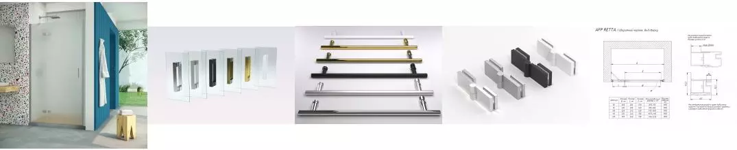 Душевая дверь «Vegas Glass» AFP Retta 90/199,5 сатин/матовый хром левая Душевая дверь «Vegas Glass» AFP Retta 90/199,5 сатин/матовый хром левая