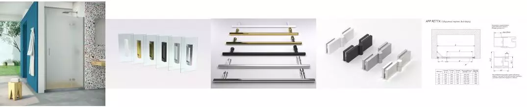 Душевая дверь «Vegas Glass» AFP Retta 90/199,5 сатин/матовый хром правая Душевая дверь «Vegas Glass» AFP Retta 90/199,5 сатин/матовый хром правая