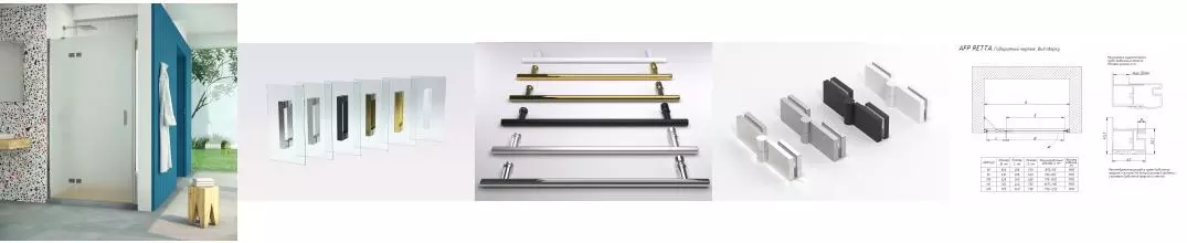 Душевая дверь «Vegas Glass» AFP Retta 120/199,5 сатин/глянцевый хром левая Душевая дверь «Vegas Glass» AFP Retta 120/199,5 сатин/глянцевый хром левая