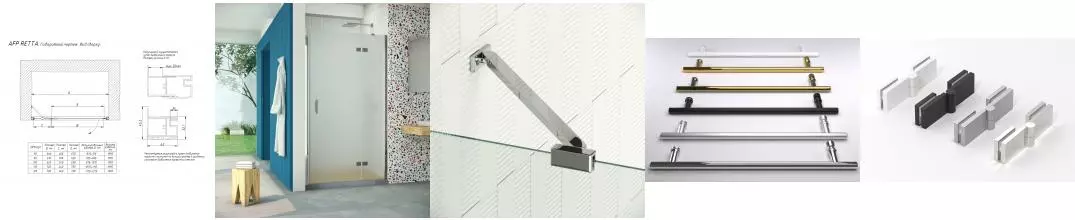 Душевая дверь «Vegas Glass» AFP Retta 120/199,5 сатин/глянцевый хром правая Душевая дверь «Vegas Glass» AFP Retta 120/199,5 сатин/глянцевый хром правая