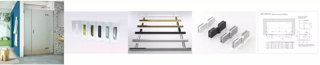 Душевая дверь «Vegas Glass» AFP-F Retta 130/199,5 сатин/глянцевый хром правая Душевая дверь «Vegas Glass» AFP-F Retta 130/199,5 сатин/глянцевый хром правая